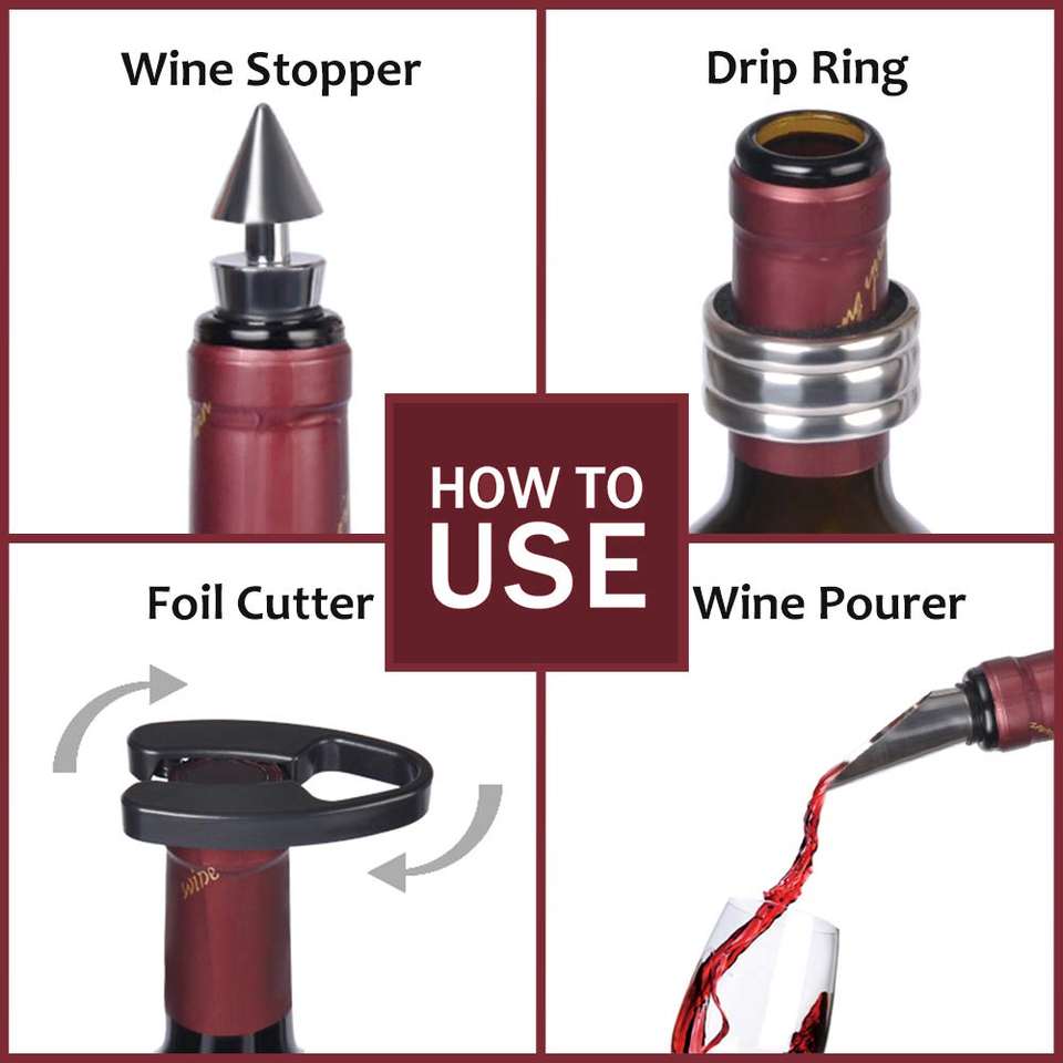 Elegant Wine Accessory Set™