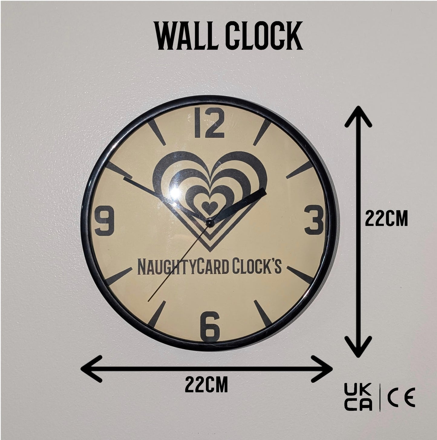 Highland Cow Personalised Clock