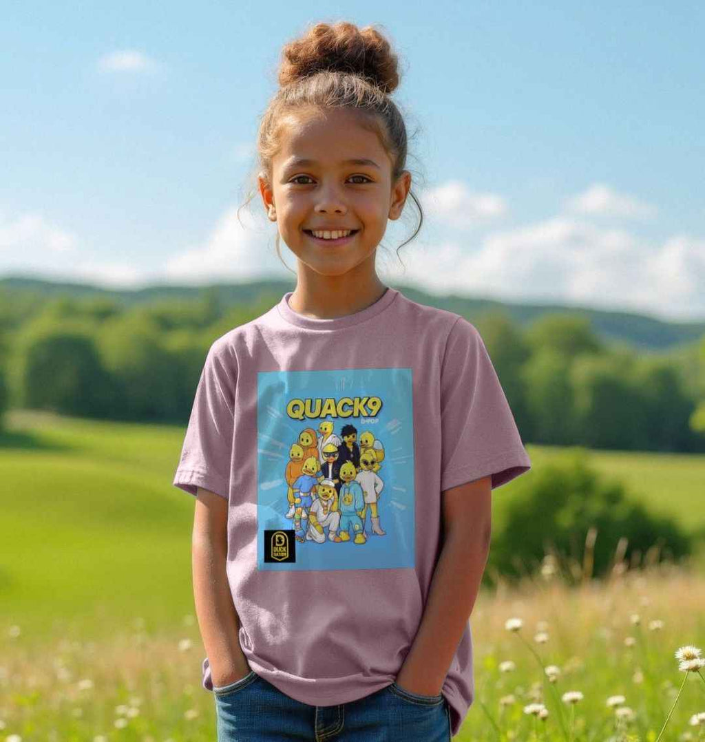 Kids KPop Duck T-Shirt - Trendy Tee for Young Fans