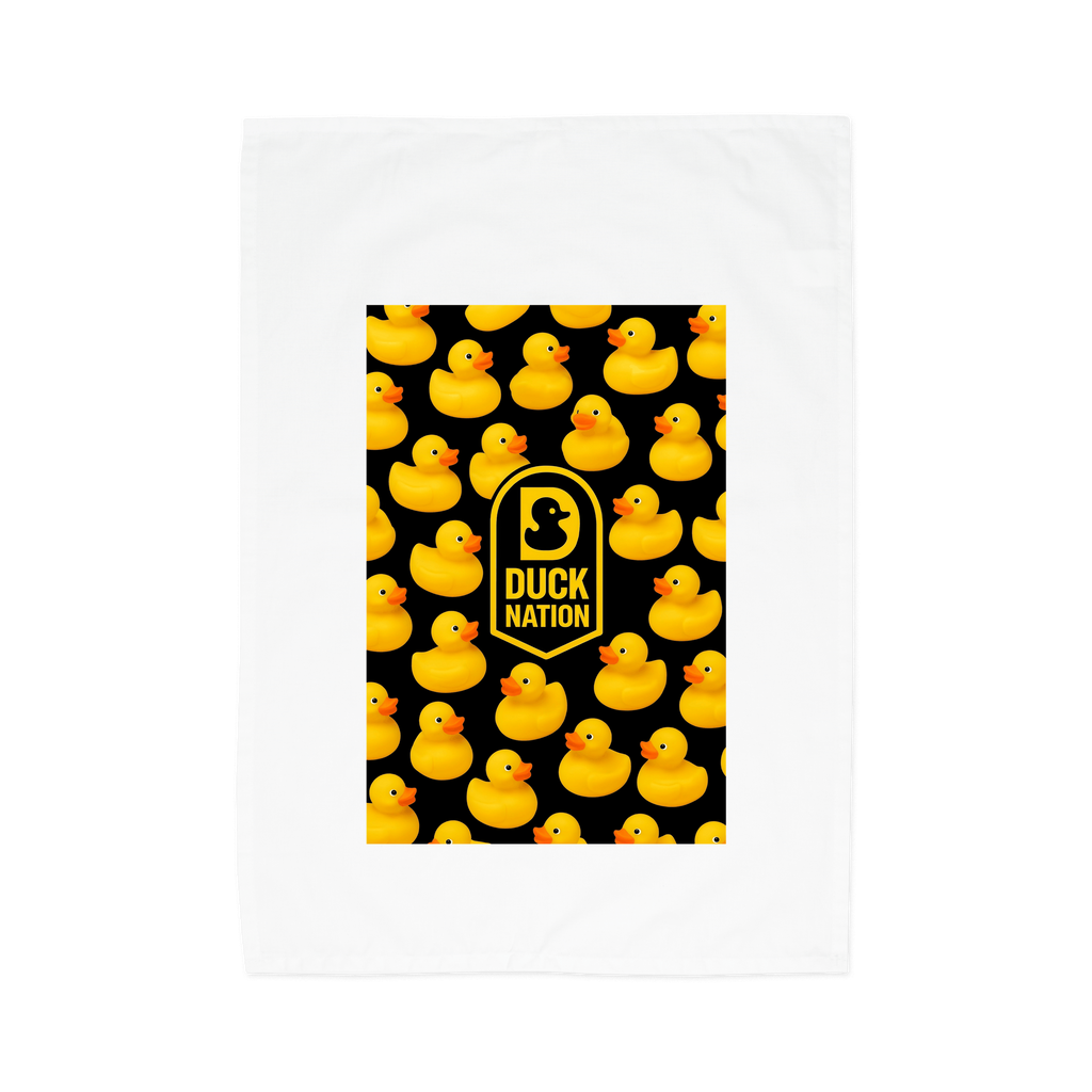 Duck Nation Wallpaper Design Tea Towel for Stylish Kitchen Decor