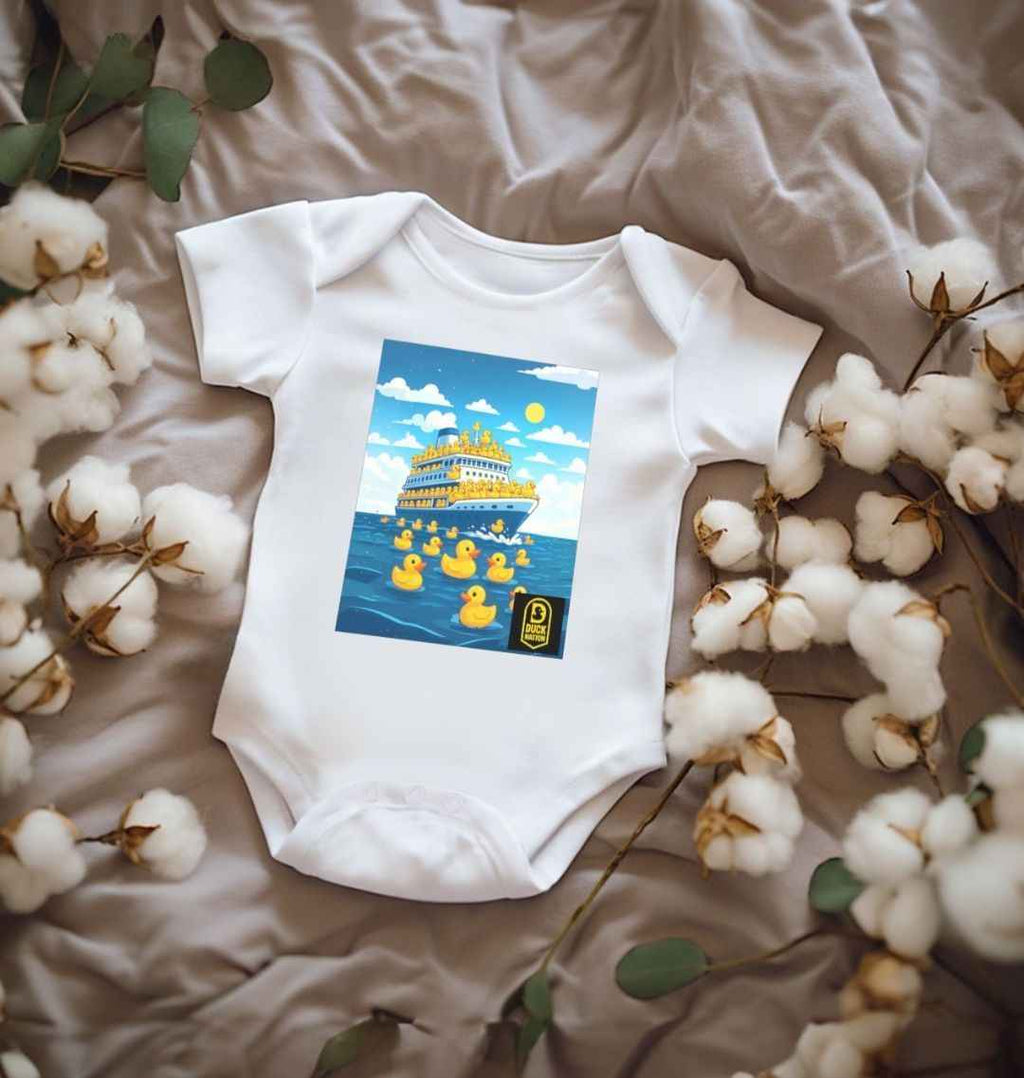 Baby Duck Nation Just Cruising Sleepsuit - Adorable Baby Duck Sleepsuit for Cozy Comfort