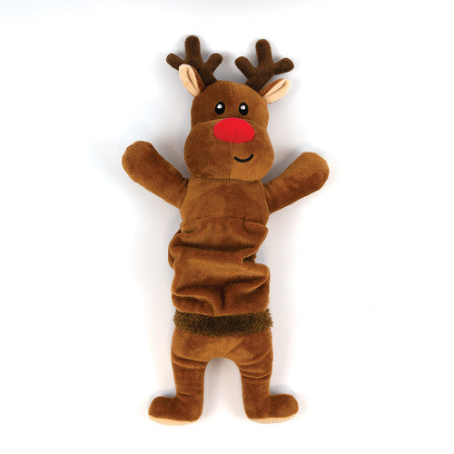 Happy Pet Christmas - Stretchy Reindeer Dog Pull Toy