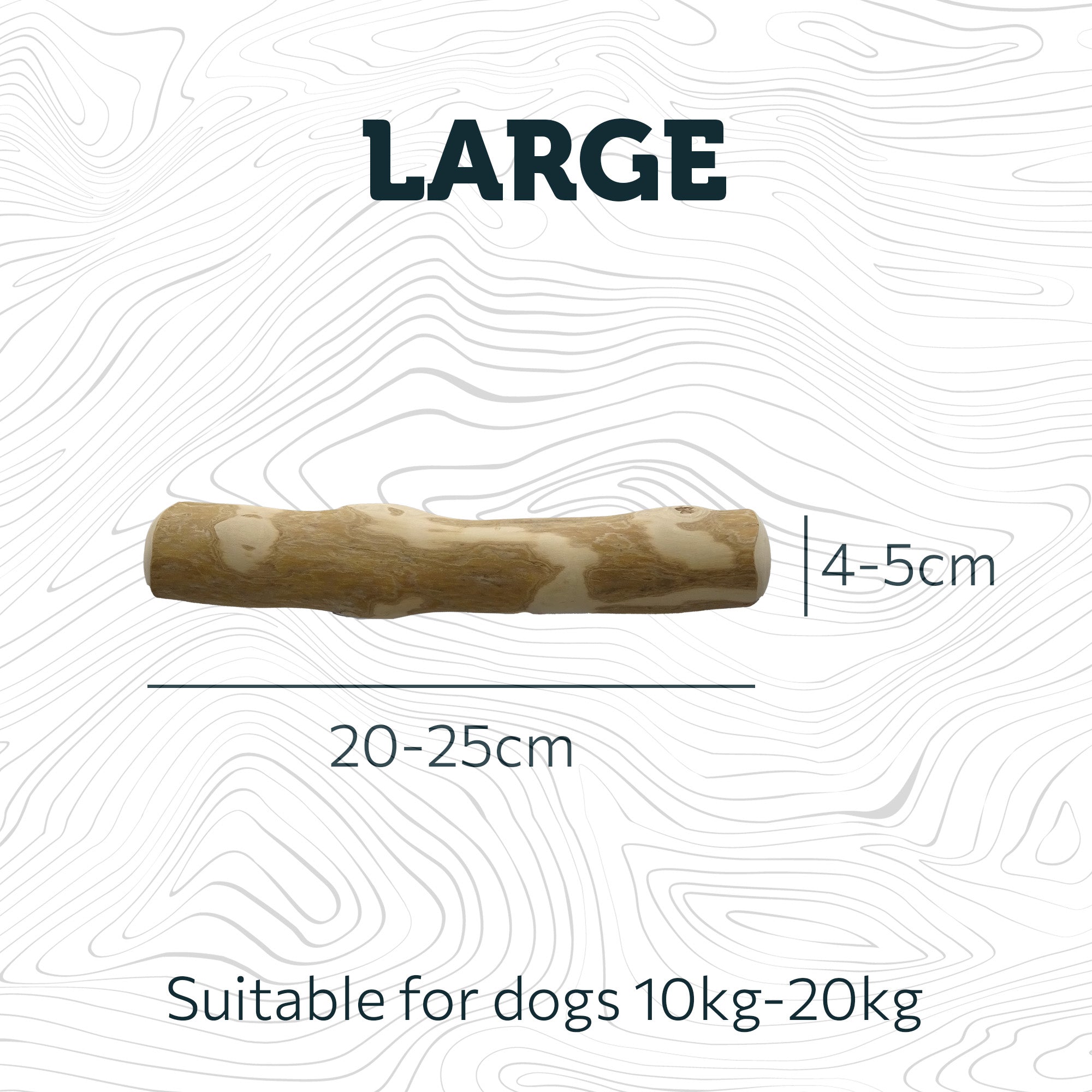 Natural Coffee Wood Dog Chews