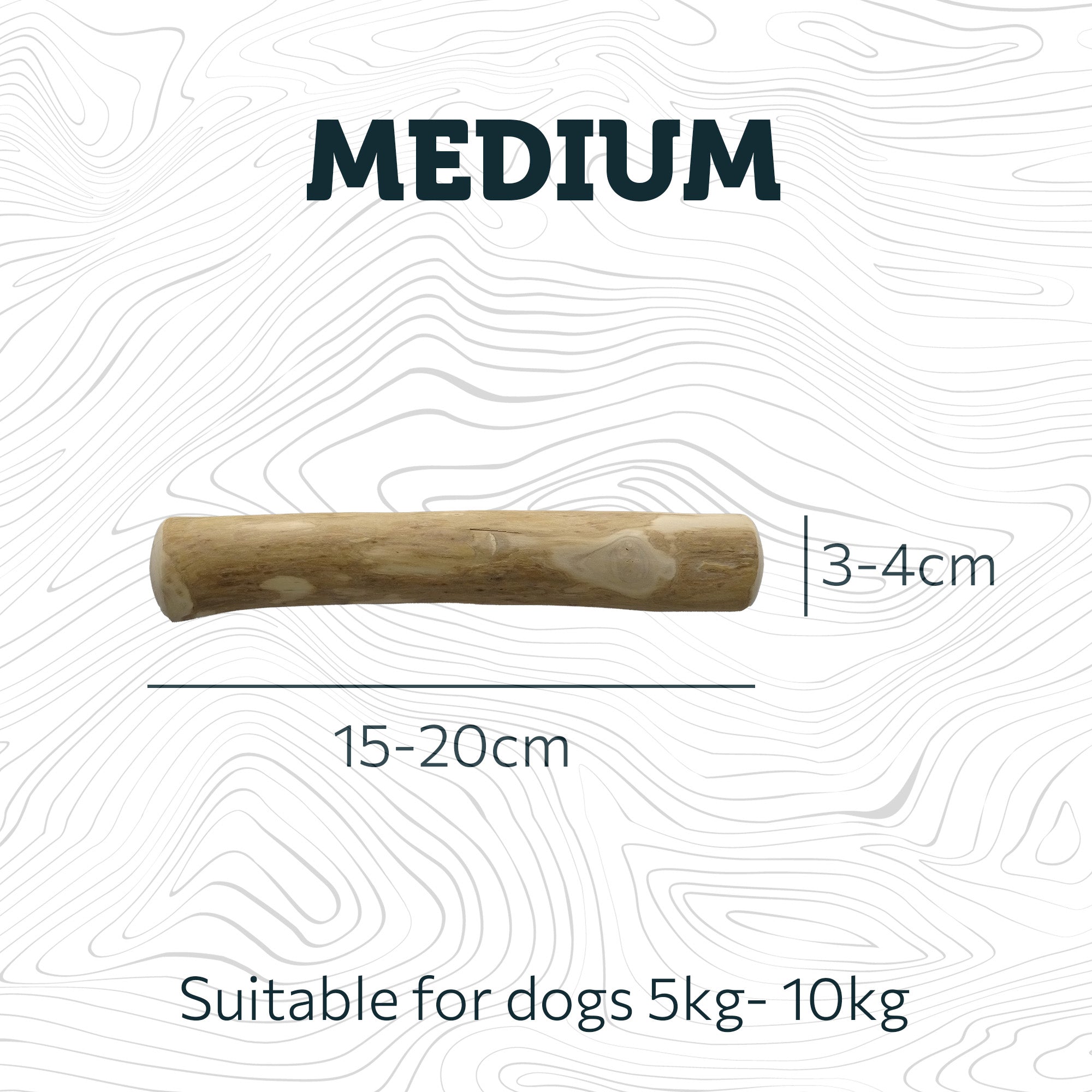 Natural Coffee Wood Dog Chews