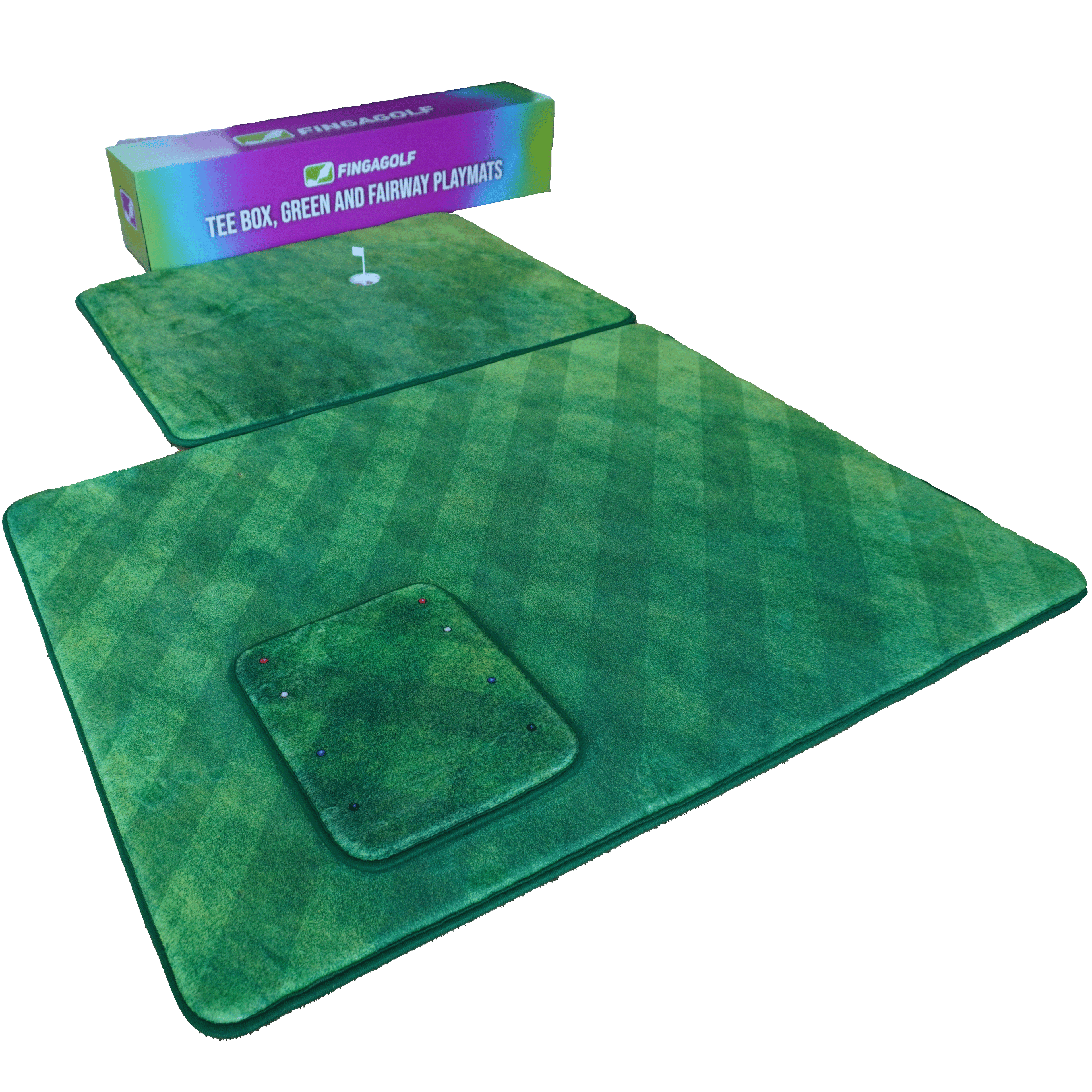 Tee Box, Green and Fairway Playmats