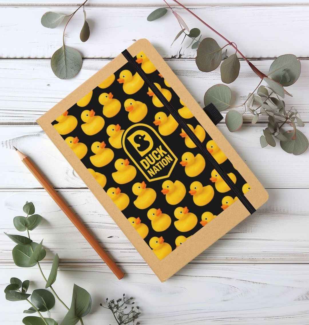 Duck Nation Notebook Wallpaper Design - Stylish and Creative Journal for Duck Enthusiasts