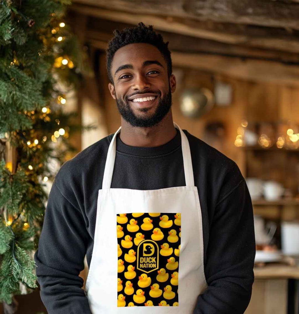Duck Nation Wallpaper Apron for Creative Cooking and Stylish Protection