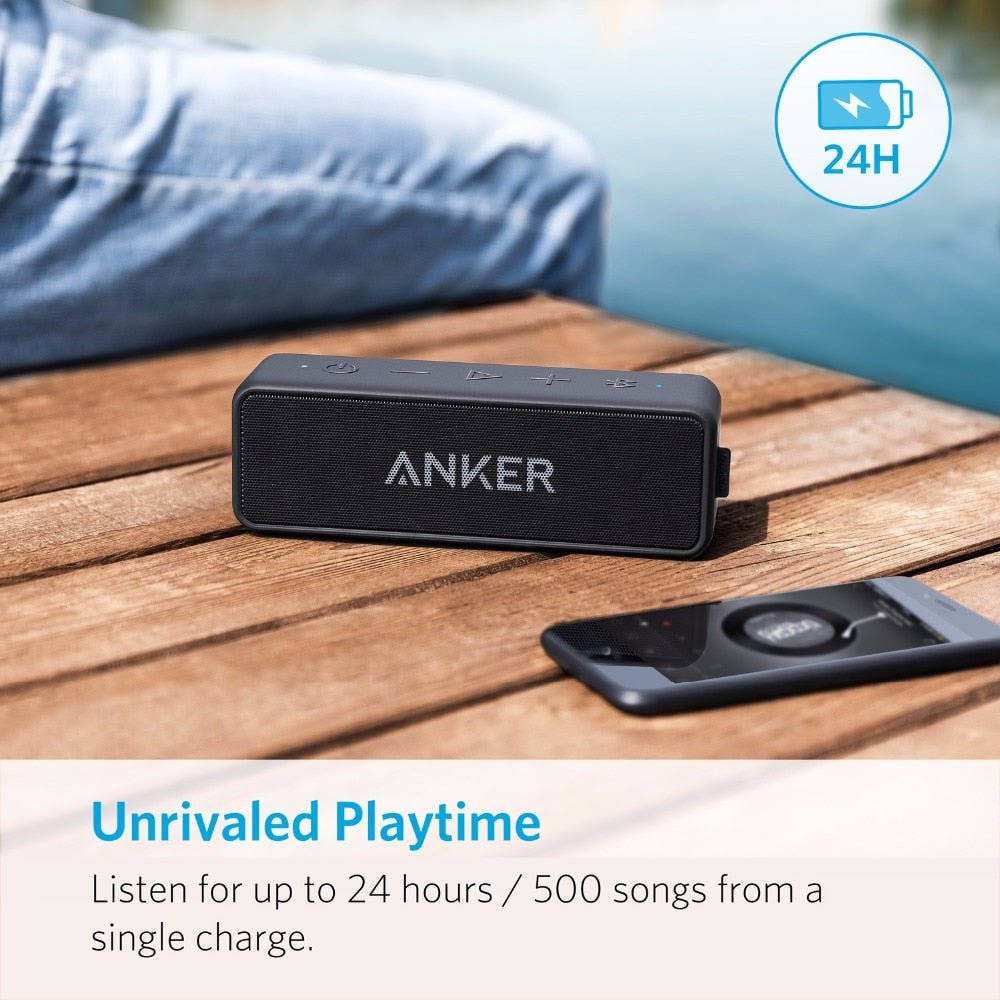 ANKER Soundcore 2 Bass Portable Wireless Bluetooth Speaker