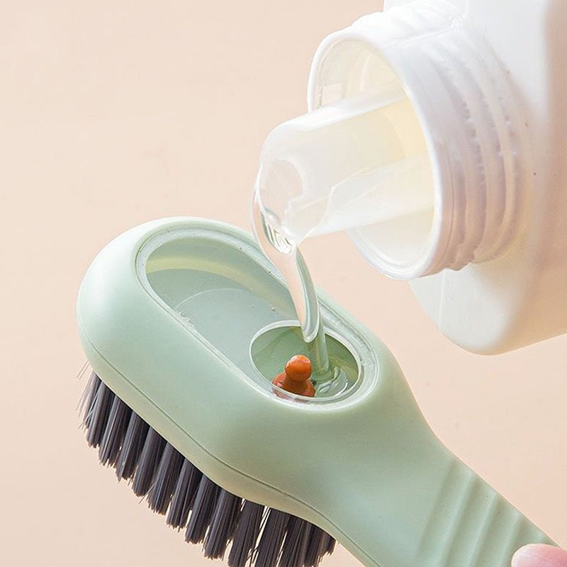 Automatic Liquid Discharge Shoe Brush Cleaner