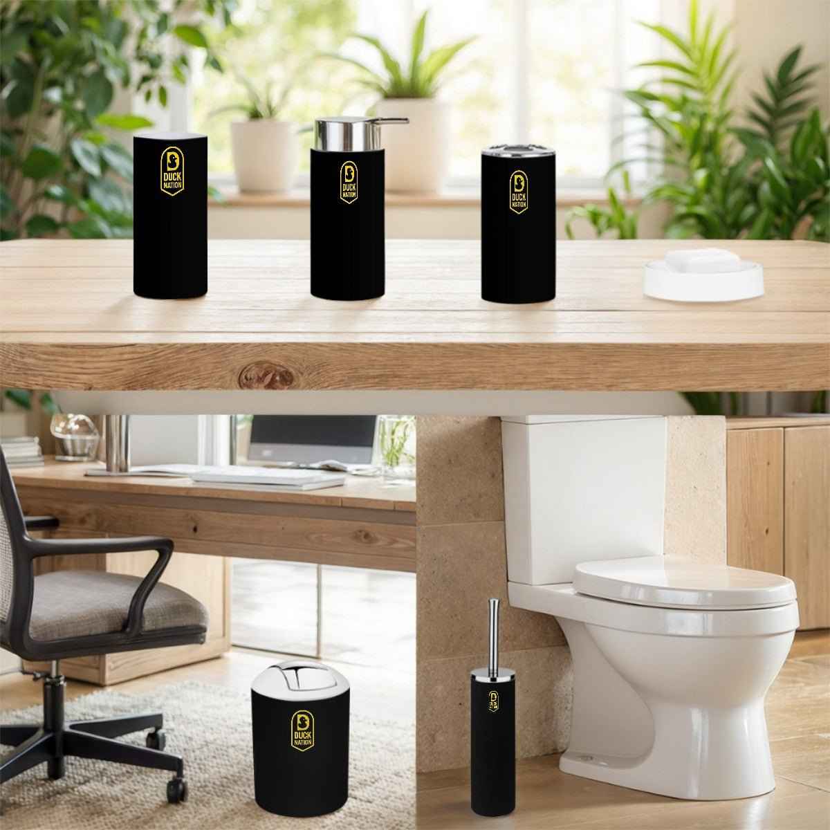 Bathroom Accessories Set 5 Pcs - Complete Your Bathroom with Stylish Essentials