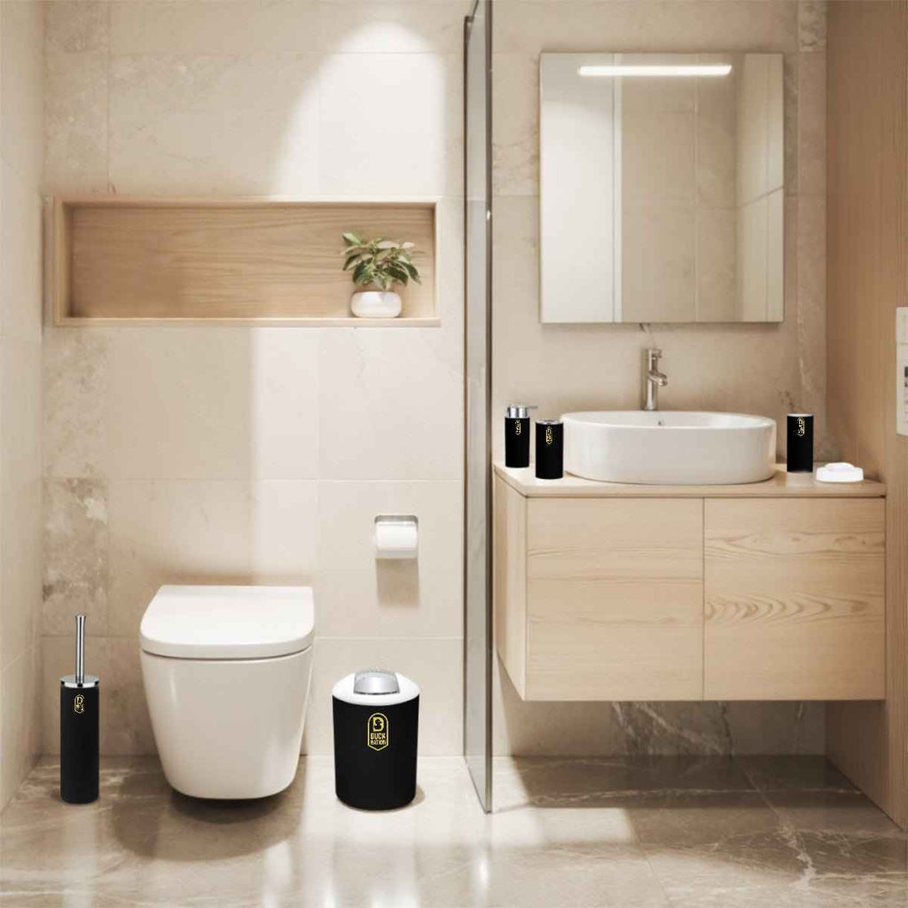 Bathroom Accessories Set 5 Pcs - Complete Your Bathroom with Stylish Essentials