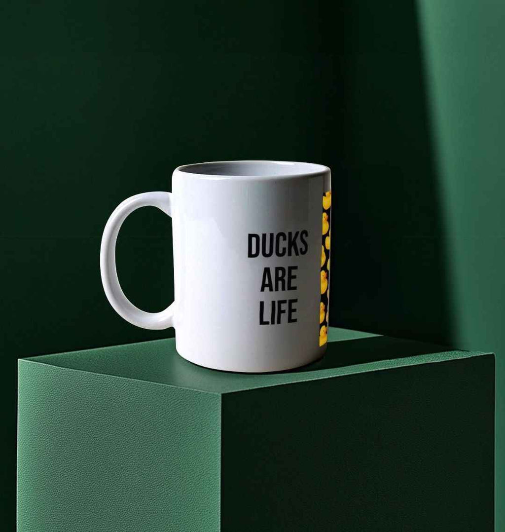 Duck Nation Wallpaper Mug - Celebrate Life with Unique Duck Art