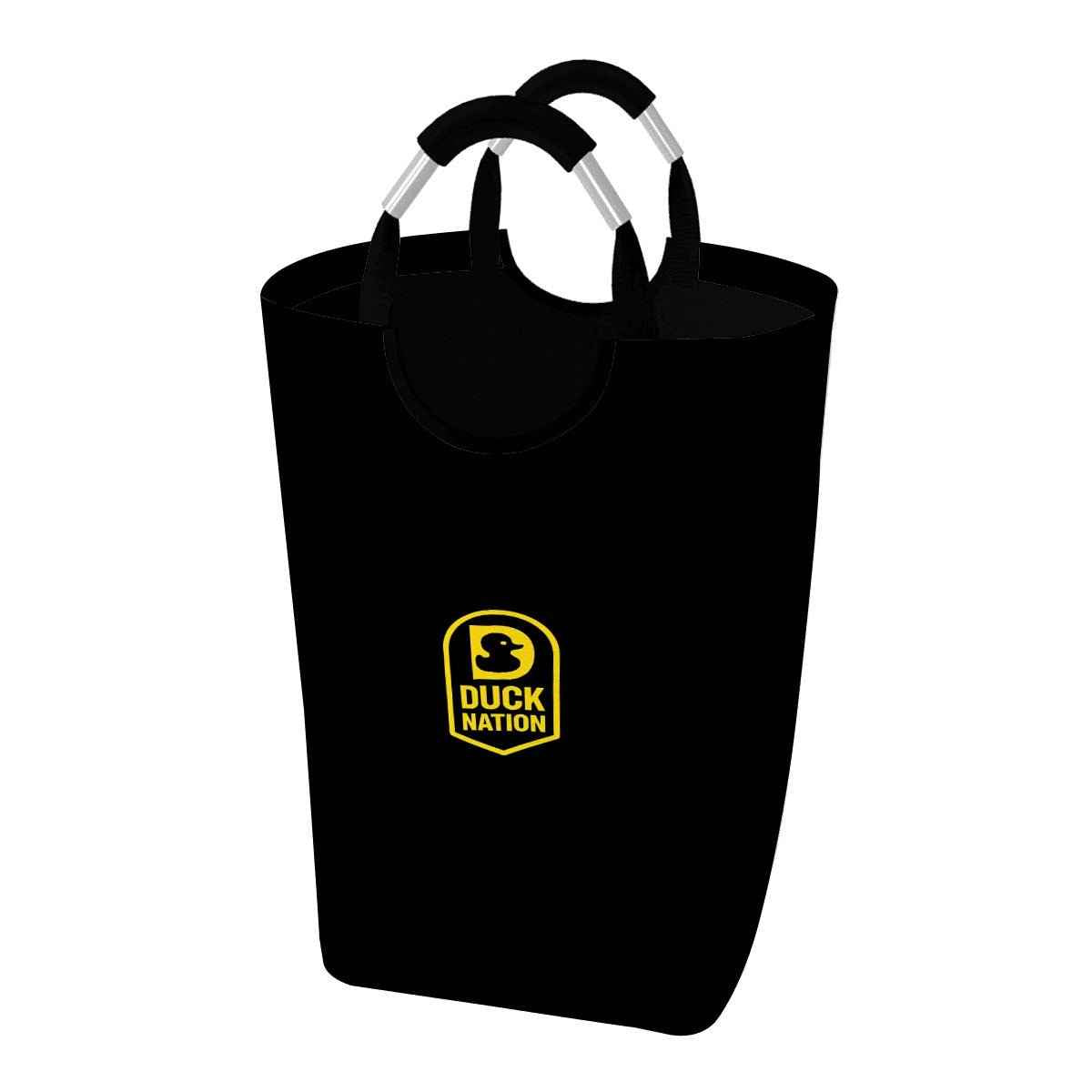 DN Square Laundry Basket with Padded Handles for Easy Carrying