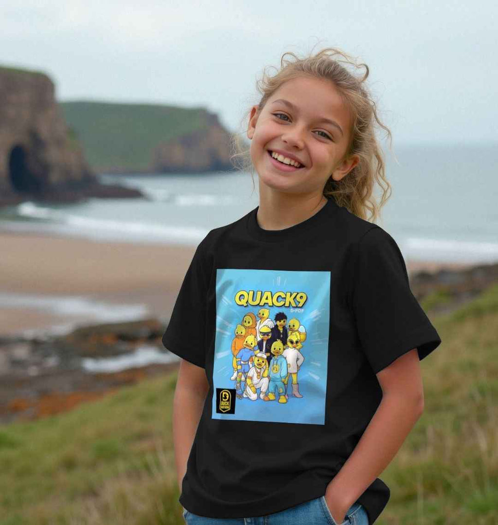 Kids KPop Duck T-Shirt - Trendy Tee for Young Fans