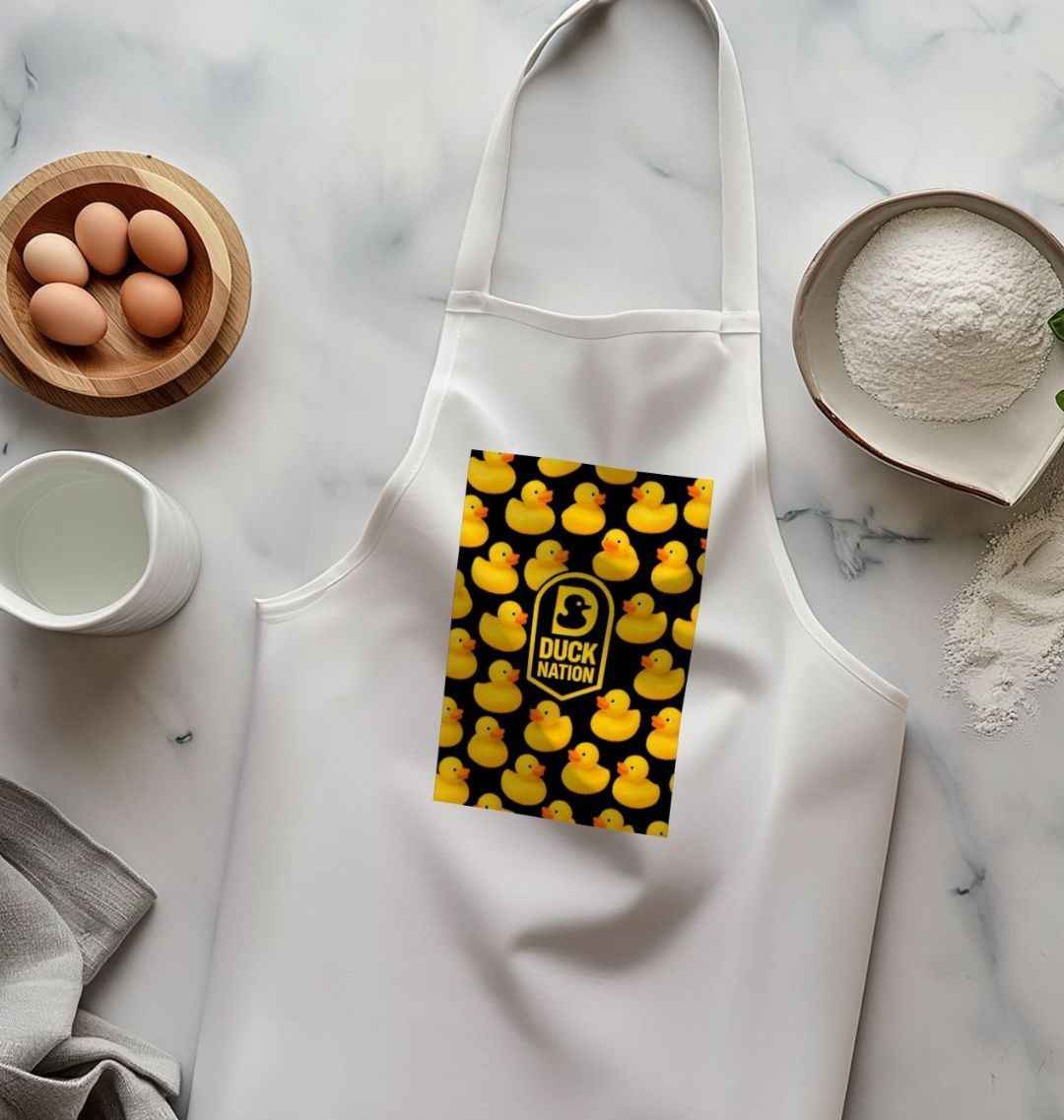 Duck Nation Wallpaper Apron for Creative Cooking and Stylish Protection