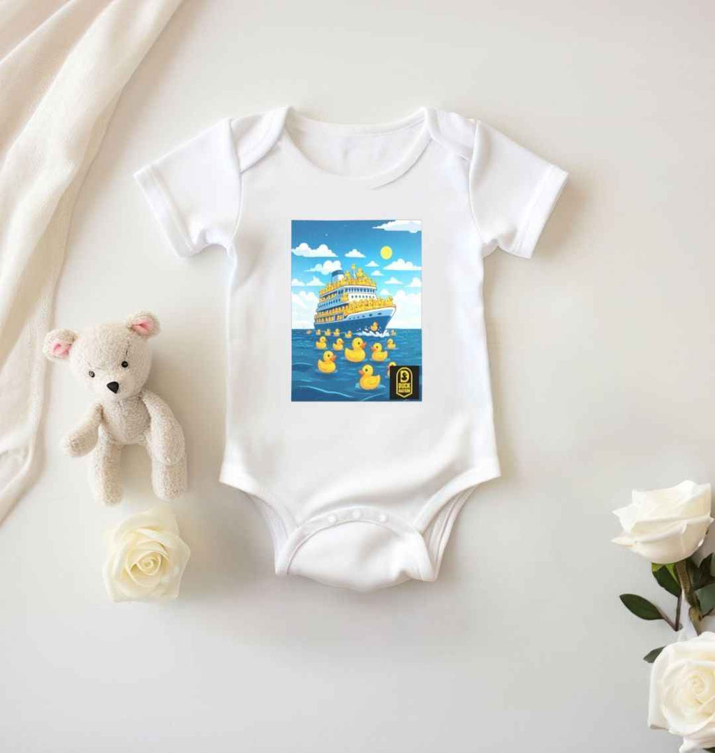 Baby Duck Nation Just Cruising Sleepsuit - Adorable Baby Duck Sleepsuit for Cozy Comfort