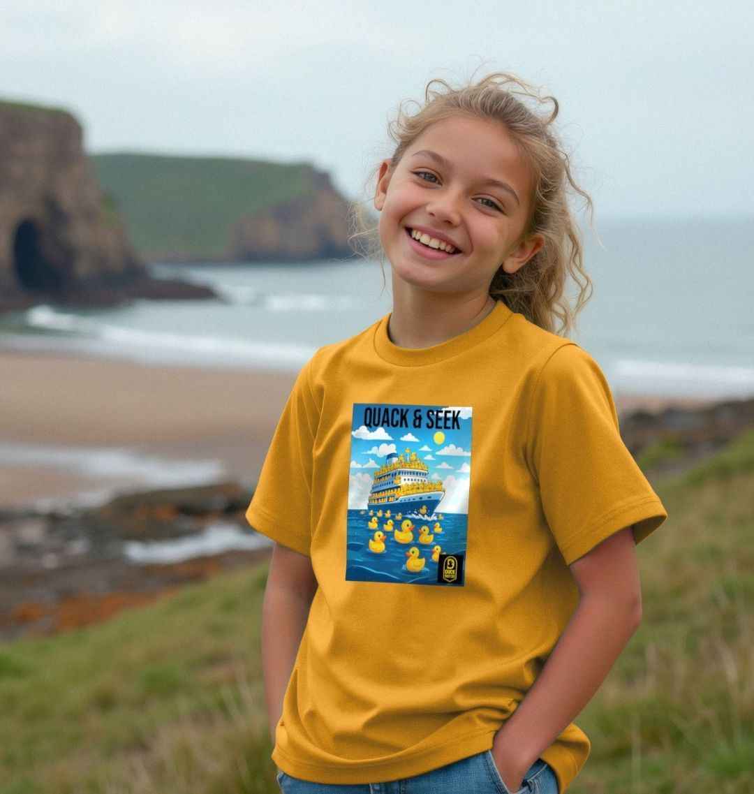 Kids DN Hide & Quack Cruising T-Shirt for Fun Adventures - Perfect Kids Cruising T-Shirt