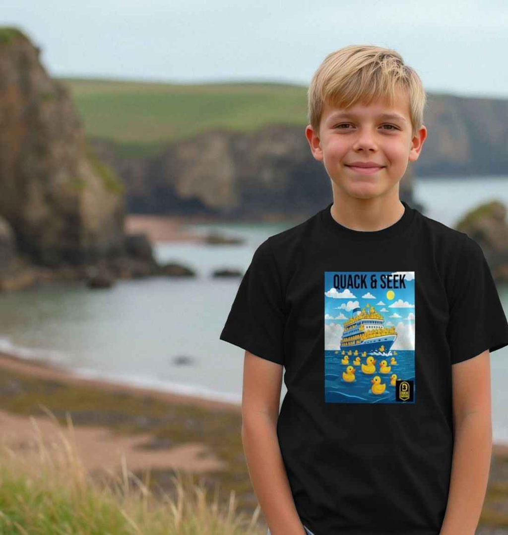 Kids DN Hide & Quack Cruising T-Shirt for Fun Adventures - Perfect Kids Cruising T-Shirt