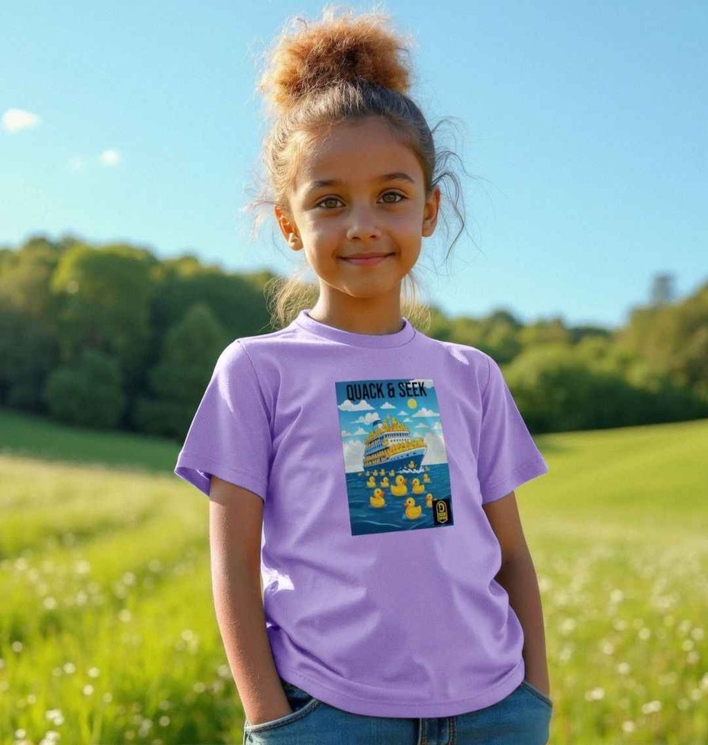 Kids DN Hide & Quack Cruising T-Shirt for Fun Adventures - Perfect Kids Cruising T-Shirt