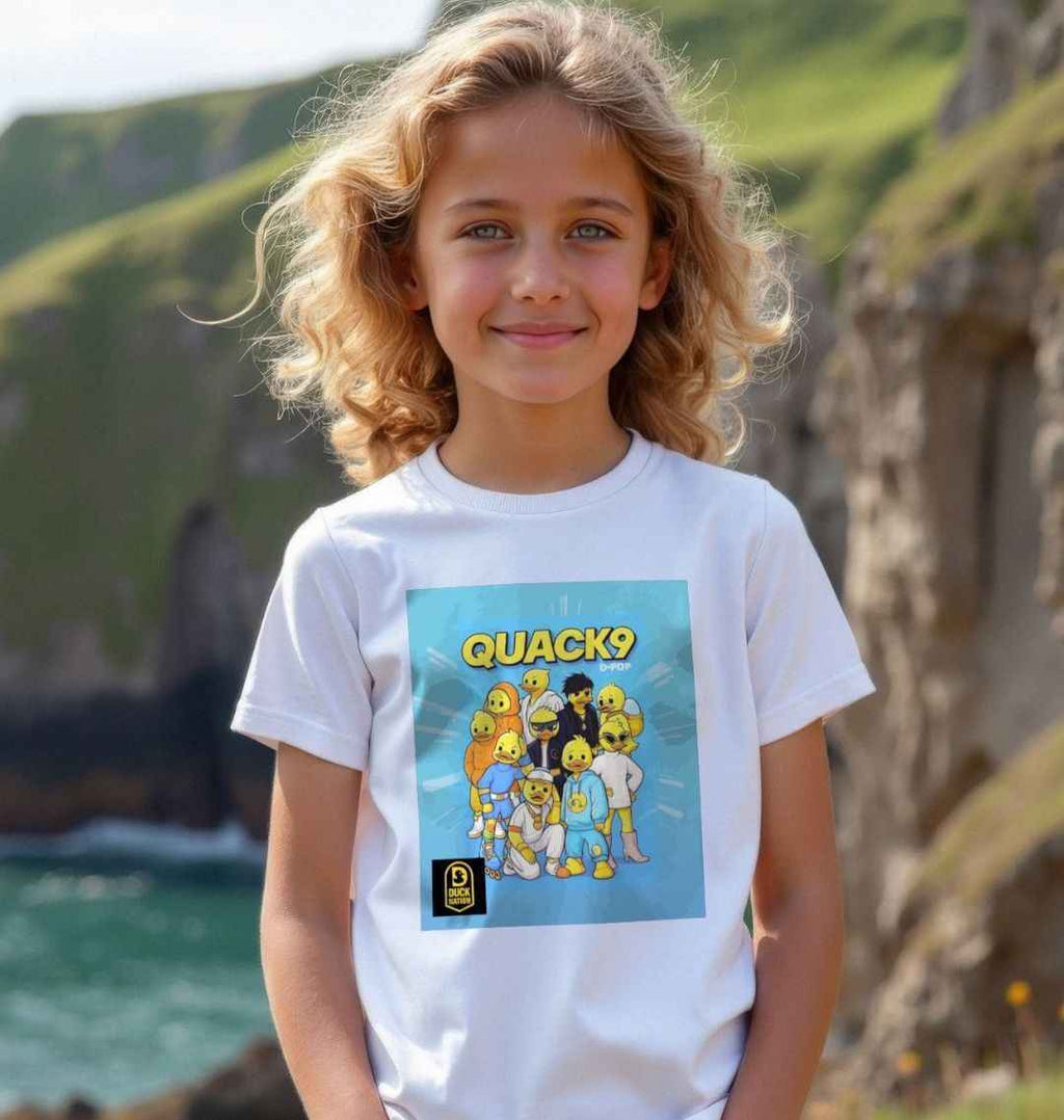 Kids KPop Duck T-Shirt - Trendy Tee for Young Fans
