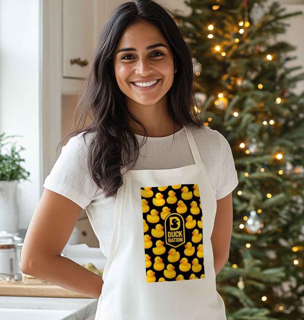 Duck Nation Wallpaper Apron for Creative Cooking and Stylish Protection