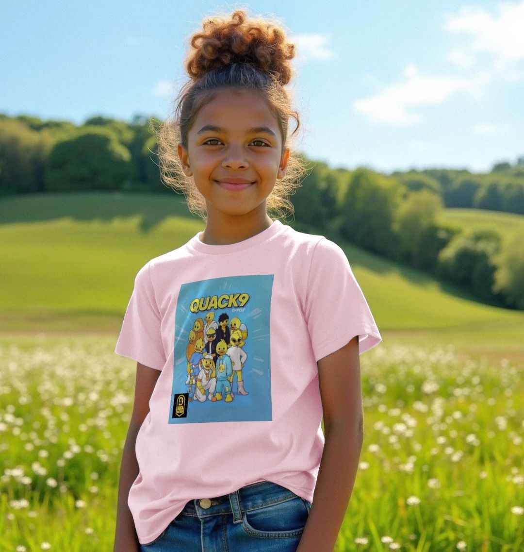 Kids KPop Duck T-Shirt - Trendy Tee for Young Fans