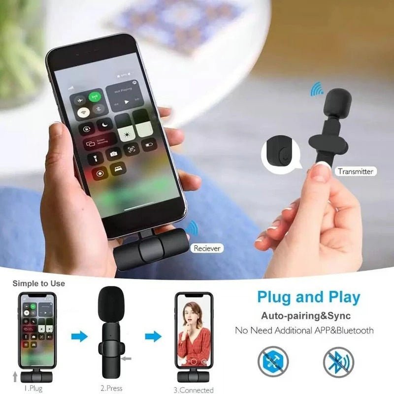Rechargeable Wireless 360 Degree Microphone