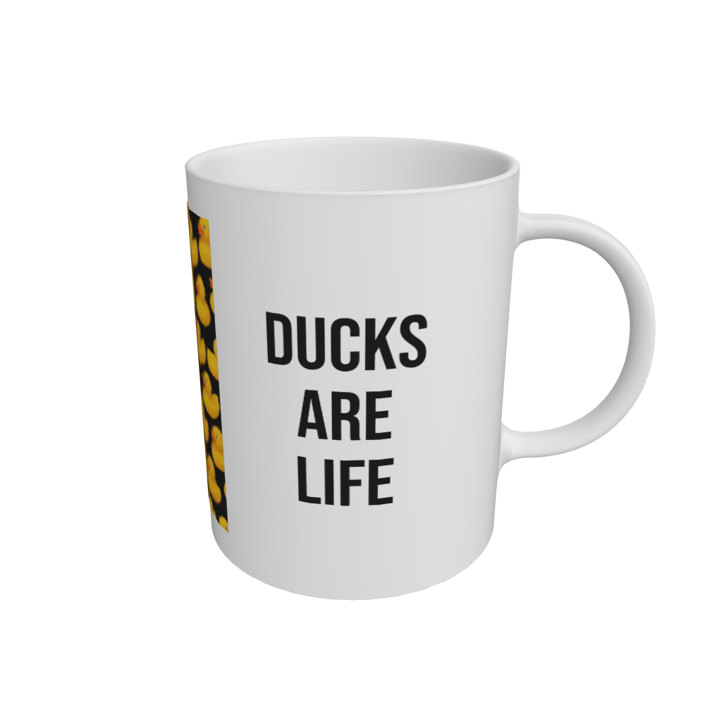 Duck Nation Wallpaper Mug - Celebrate Life with Unique Duck Art