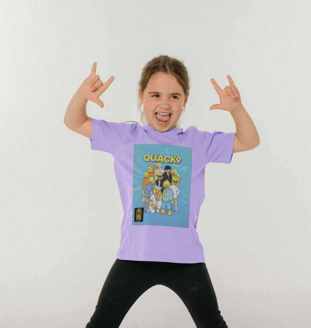Kids KPop Duck T-Shirt - Trendy Tee for Young Fans